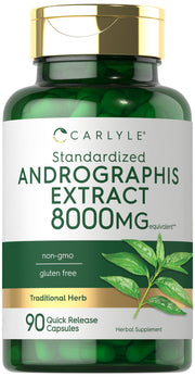 Carlyle Andrographis bottle for daily herbal wellness support.