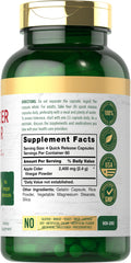 Carlyle Apple Cider Vinegar capsules bottle closeup — convenient quick-release capsules.