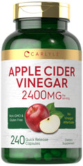 Carlyle Apple Cider Vinegar capsules bottle — easy daily supplement.