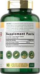 Carlyle Apple Cider Vinegar Capsules pouring for convenient daily use.