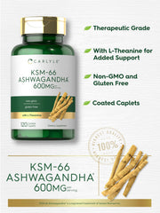 Carlyle Ashwagandha packaging box with branding and product name.