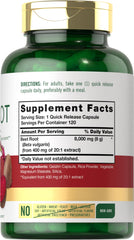 Carlyle Beet Root label close-up shows non-GMO and gluten-free promise.