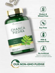 Carlyle Chanca Piedra packaging box, reflects traditional herb heritage and trusted quality.