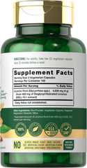 Carlyle DGL label shows ingredients panel and non-GMO, gluten-free quality