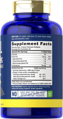 Carlyle Fish Oil softgels with lemon flavor for daily use.