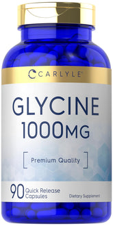 Carlyle Glycine 1000mg powder capsules for easy daily support