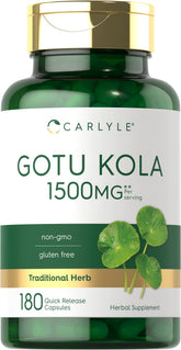 Carlyle Gotu Kola capsules bottle front view for daily wellness