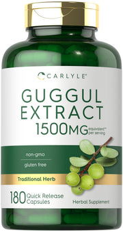 Carlyle Guggul Extract bottle for daily wellness routine.