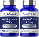 Carlyle L-Methylfolate bottle with quick-release capsules for daily use