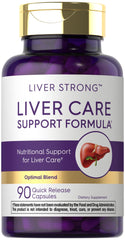 Carlyle Liver Support bottle front showing the 90 capsules for daily use