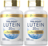 Carlyle Lutein and Zeaxanthin bottle front showing premium eye health support