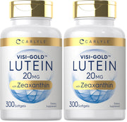 Carlyle Lutein and Zeaxanthin bottle front showing premium eye health support