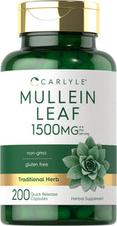 Carlyle Mullein Leaf Extract bottle front for everyday wellness