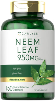 Carlyle Neem Leaf bottle pour, convenient daily dosing for wellness rituals