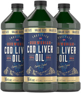 Carlyle Norwegian Cod Liver Oil 3-pack bottles for convenient daily use