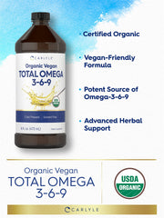 Carlyle Omega 3 6 9 pour shows smooth liquid texture and simple measurement