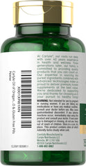 Carlyle Oregano Oil carvacrol content highlighted on label.