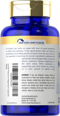 Carlyle Potassium Magnesium label details highlighting allergen-free ingredients
