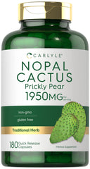 Carlyle Prickly Pear bottle front for daily wellness support.