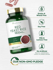 Carlyle Red Yeast Rice packaging displays clear serving size and count.