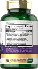 Carlyle Resveratrol 360 capsules pack with clear label for easy daily use