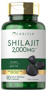Carlyle Shilajit Capsules bottle for easy daily supplementation