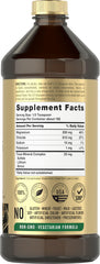 Carlyle Trace Minerals label detail showing full spectrum minerals