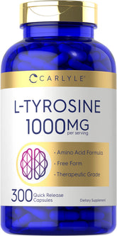 Carlyle Tyrosine bottle front view for daily wellness support.