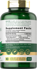 Carlyle Valerian Root bottle back shows gluten-free and non-GMO ingredients.