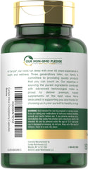 Carlyle Vitex label detail shows non-GMO and gluten-free features.