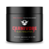 Carnivore Electrolytes unflavored bottle pour for on-the-go hydration