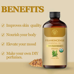 Carno Calm Frankincense Oil promotes healthy-looking hair when used