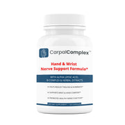CarpalComplex bottle label close-up signaling nerve support