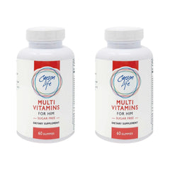 Carson Life men's multivitamin gummies bottle with fruit flavor for daily immune support.