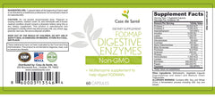 Casa de Sante capsules close-up for convenient daily digestive support.