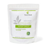Casa de Sante Low FODMAP protein powder tub with rich cocoa flavor for gut-friendly protein.