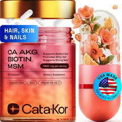 Cata-Kor Hair Skin Nails bottle for daily beauty support.