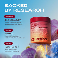 Cata-Kor bottle with USA-made manufacturing badge emphasizing quality.