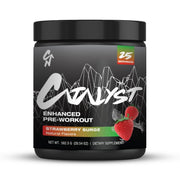 Catalyst Nutrition Enhanced Pre Workout bottle for on-the-go energy and focus