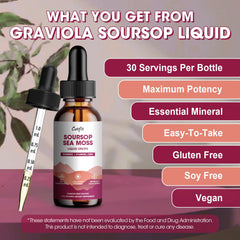 Catfit Soursop Liquid Drops sea moss ingredient highlight immune support