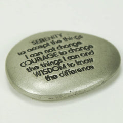 Cathedal Art pocket-sized meditation stone for desk or purse, easy daily encouragement.