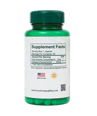 CAW enteric-coated capsules dissolve in intestines to protect active ingredients.