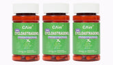 CAW Nano Cycloastragenol capsules in a compact bottle for easy daily use.