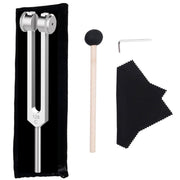 CBCJIEHUXL 128Hz tuning fork with mallet for precise sonic support at home
