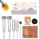CBCJIEHUXL tuning forks healing set with precise frequencies for meditation and relaxation.