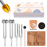 CBCJIEHUXL tuning forks healing set with precise frequencies for meditation and relaxation.