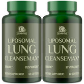 C Calthorvitana Liposomal Lung Cleansemax bottle with 120 capsules for daily use.