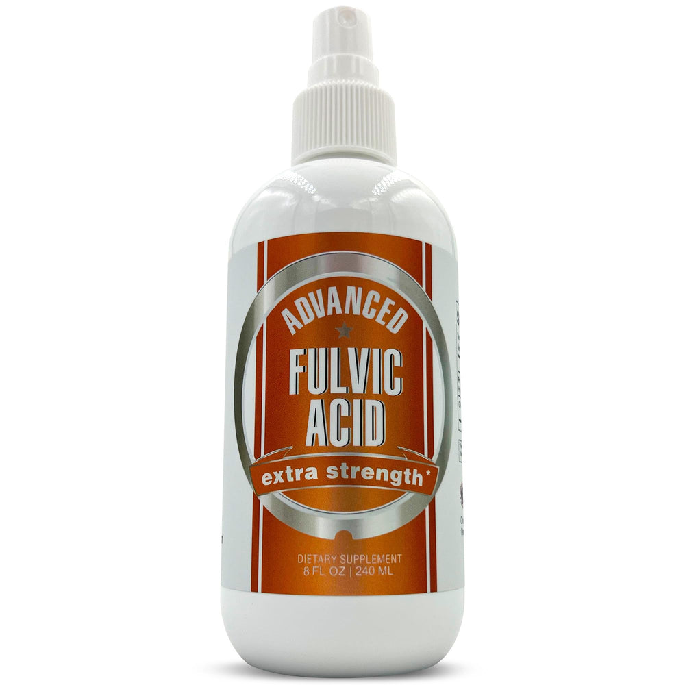CCL Supplements Advanced Fulvic Acid Humic Acid spray bottle for easy daily mineral intake.