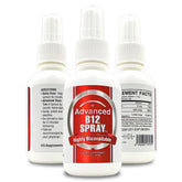 CCL Supplements Vitamin B12 Energy Spray bottle shows easy, on-the-go absorption for quick vitality.
