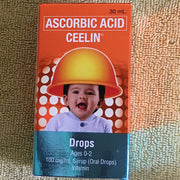 Ceelin oral drops bottle 30ml supports immune health for babies